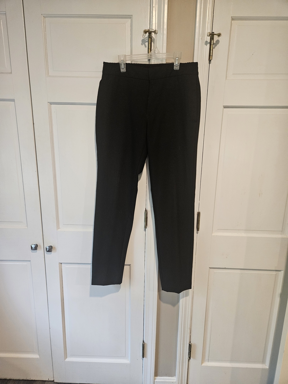 LOFT Black Boot-Cut Dress Pants